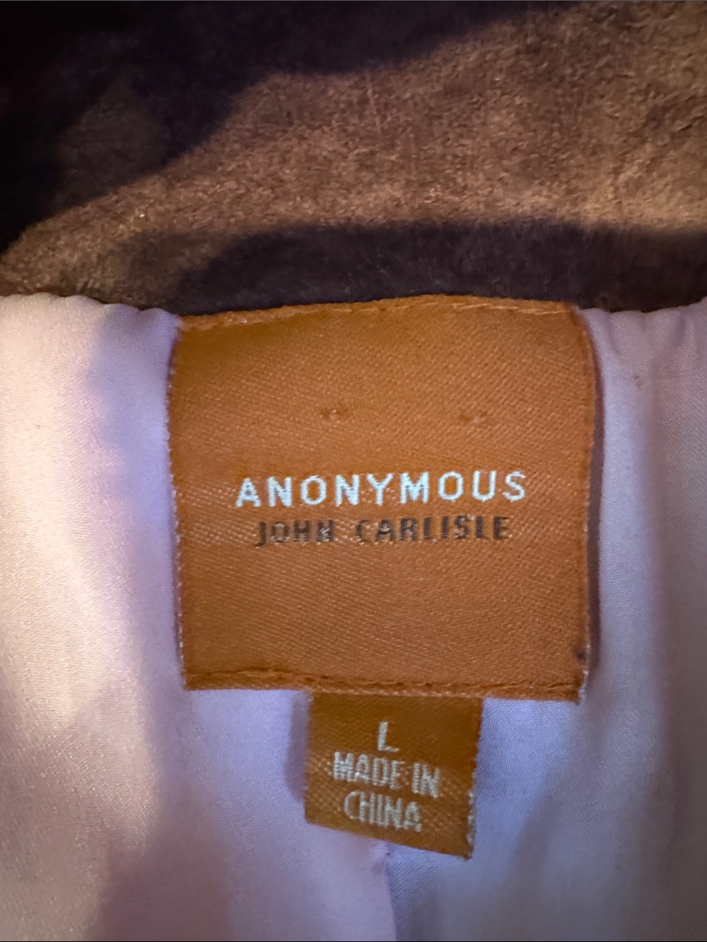 Anonymous by John Carlisle Women's Suede Long Coat in Dusty Rose Size L - Picture 2 of 9